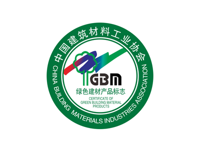 绿色建材产品标志矢量图